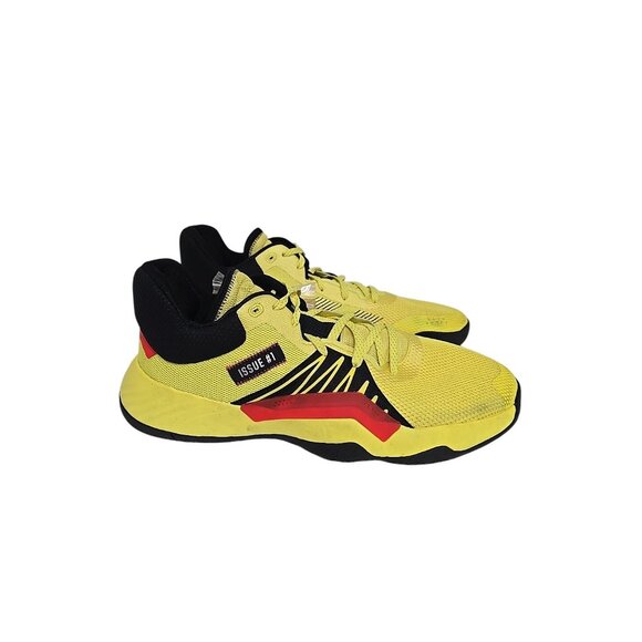 Adidas Men's D.O.N. Issue #1 Engine 45 Basketball Shoe Yellow Red Size 15M - Picture 2 of 7